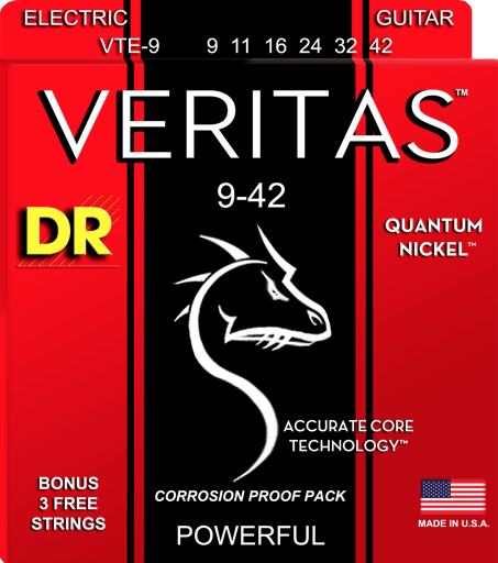 DR veritas vte9   9-42 0.09 Set voor elektrische gitaar