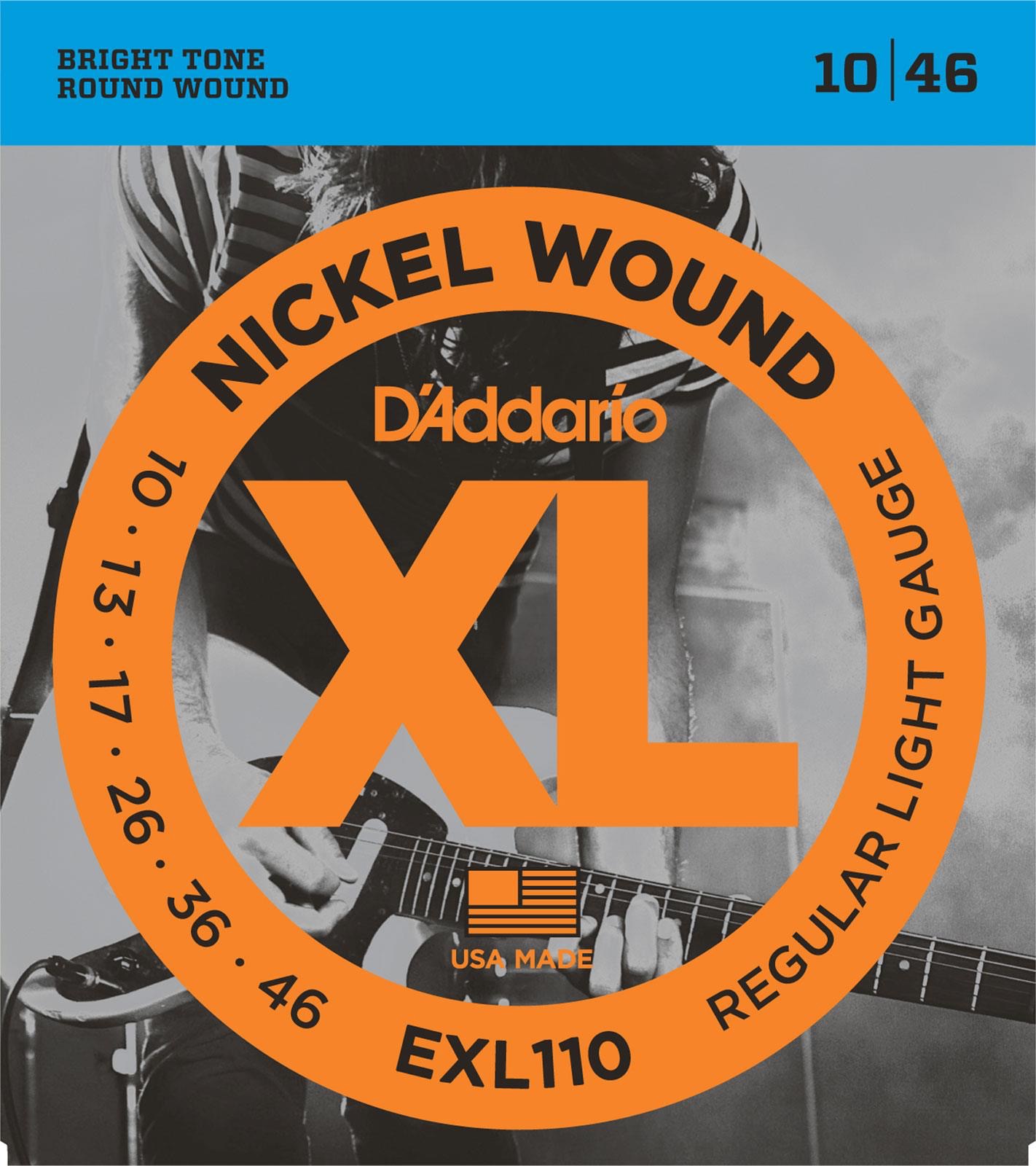 D'Addario EXL110 0.10 Set voor elektrische gitaar