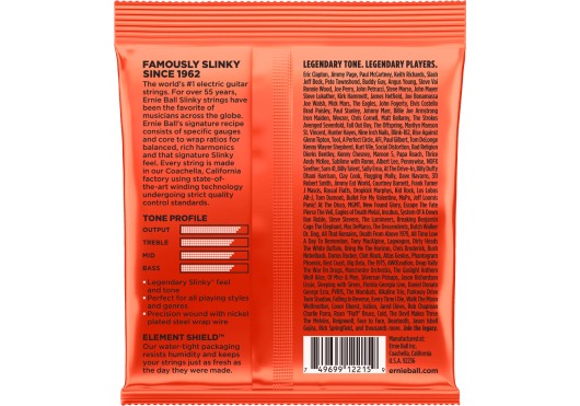 Ernie Ball 2215 Slinky top heavy bottom 0.10 Set voor elektrische gitaar