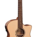 Rathbone R3SKCE spruce/koa Western gitaar met element