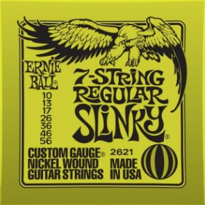 Ernie Ball 2621 7-string Regular slinky Set 7 string snaren