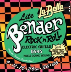 La Bella B942 0.09 Set voor elektrische gitaar