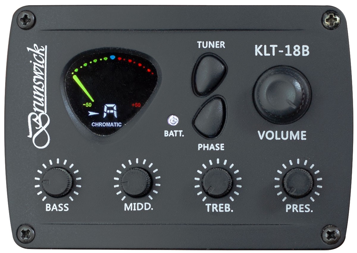 Brunswick BTK50bk deluxe Western gitaar met element