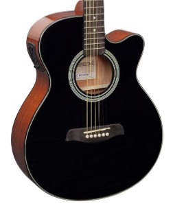 Brunswick BTK50bk deluxe Western gitaar met element