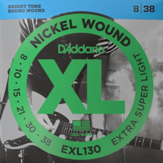 D'Addario exl130 0.08 Set voor elektrische gitaar