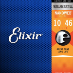 Elixir nanoweb light 0.10 Set voor elektrische gitaar