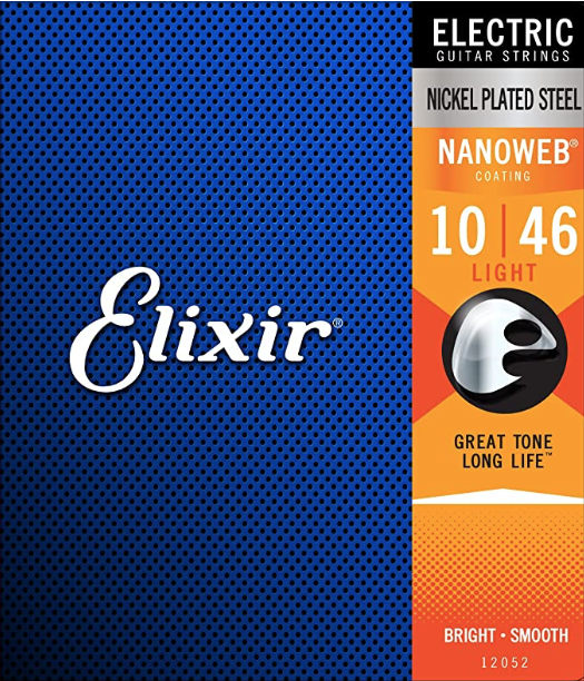 Elixir nanoweb light 12052 0.10 Set voor elektrische gitaar