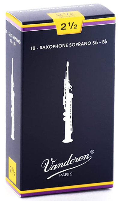 Vandoren sax sopraan 2½ 2½ traditional riet