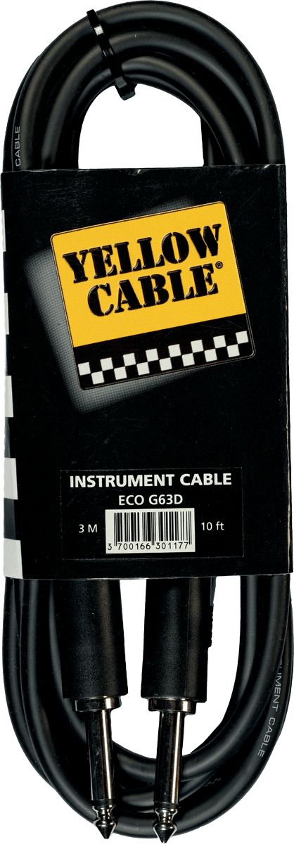 Yellow Cable g63d Instrumentkabel 3m