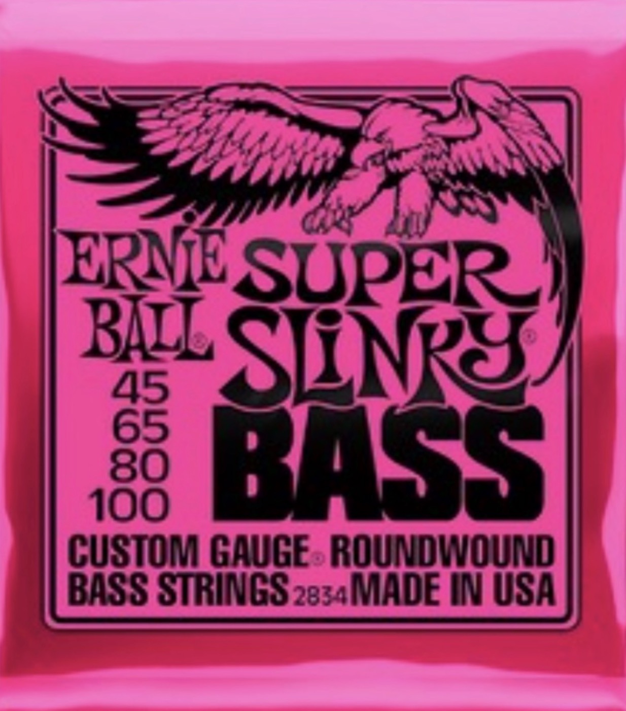 Ernie Ball 2834 slinky nickel Set 4 string bassnaren