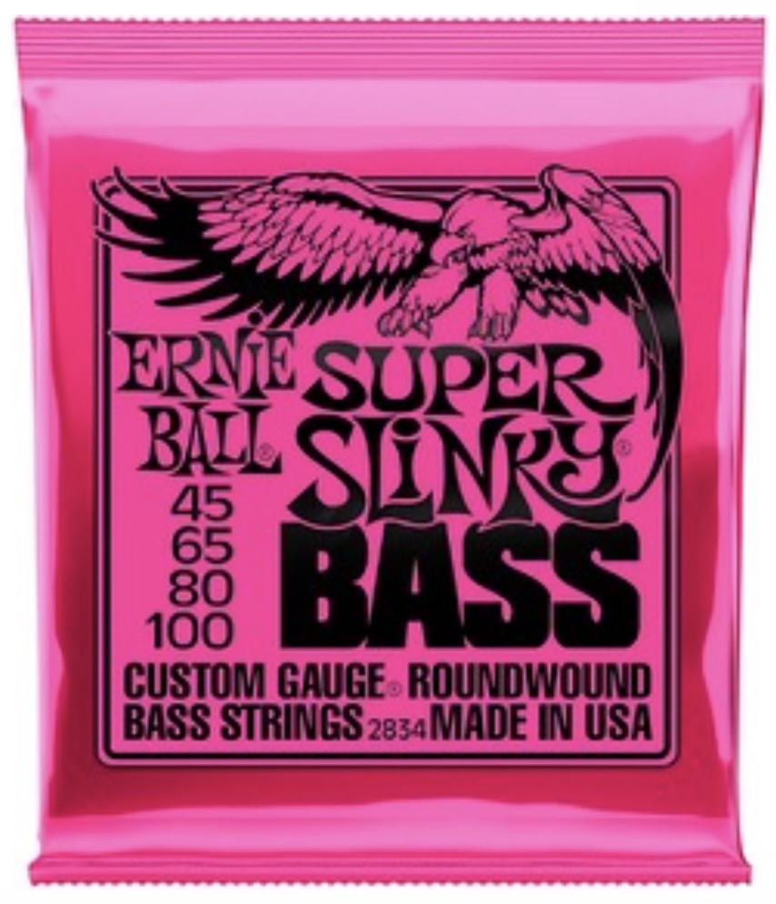 Ernie Ball 2834 slinky nickel Set 4 string bassnaren