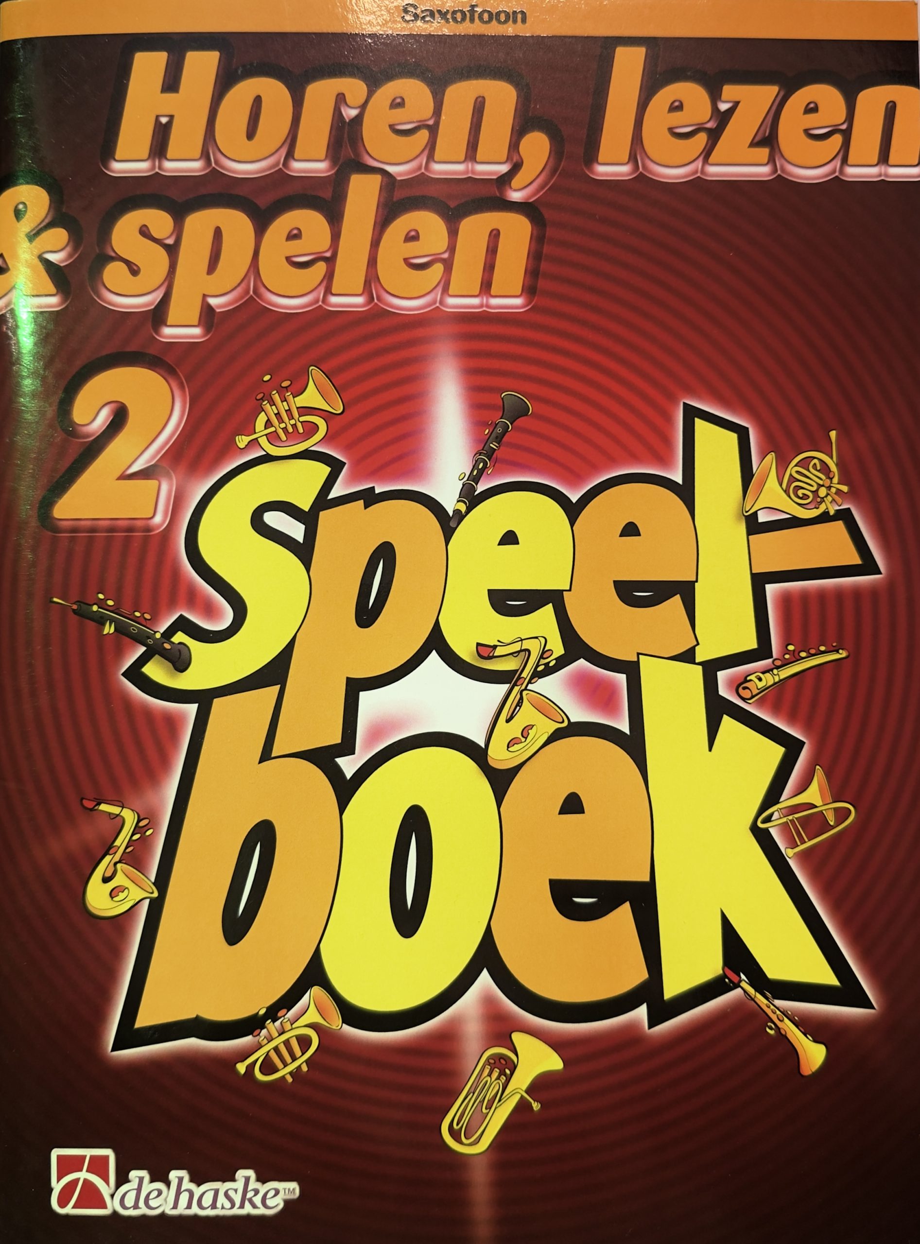 Speelboek - horen lezen spelen (sax) - Michiel Oldenkamp