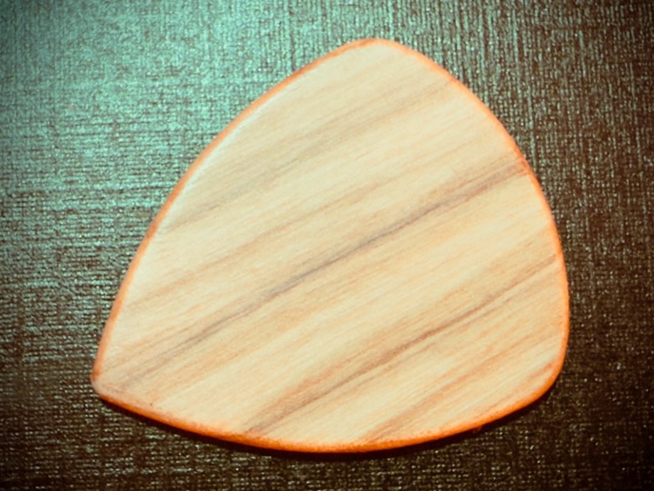 Blackhorn Olijf hout groot Houten plectrum