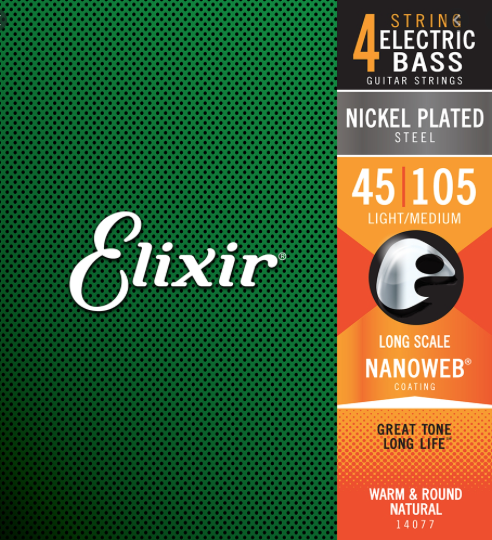 Elixir 14077 Set 4 string bassnaren