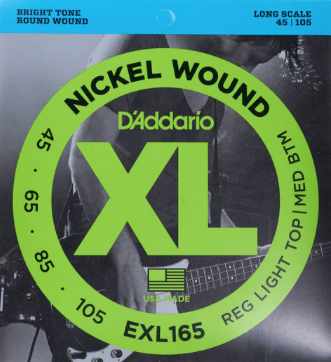 D'Addario EXL165 Set 4 string bassnaren