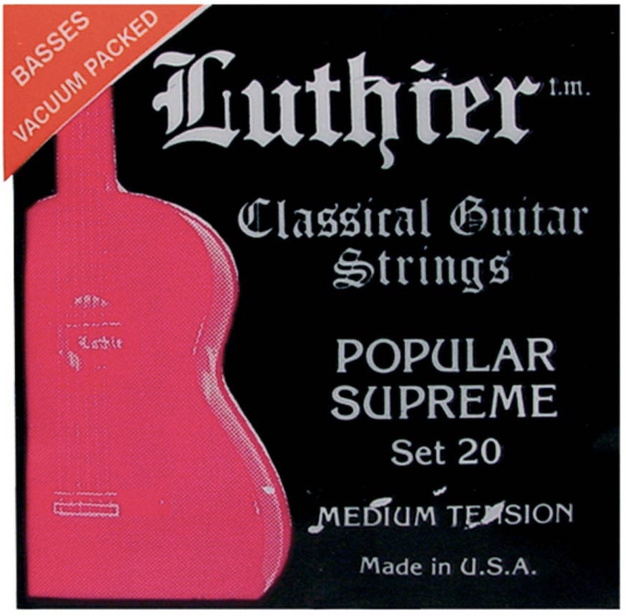 Luthier l20 flamenco med Set klassieke snaren