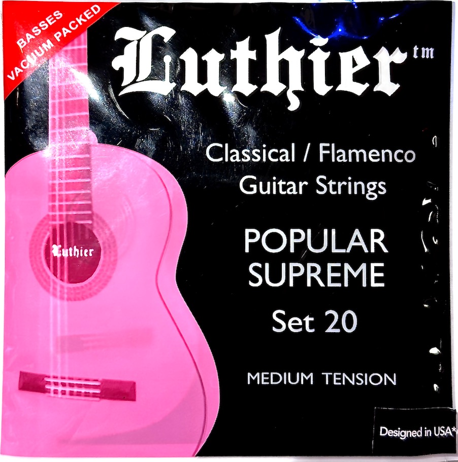 Luthier l20 flamenco med Set klassieke snaren