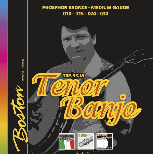 Boston tenor 10-30 ph br Set tenor banjo (4) snaren