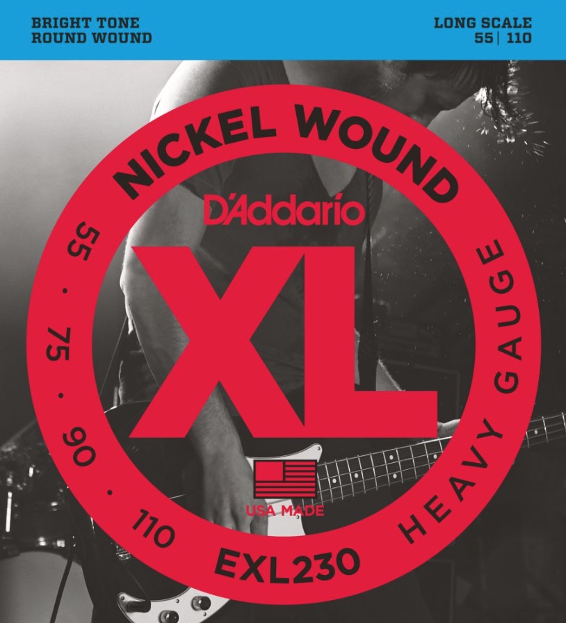 D'Addario EXL230 Set 4 string bassnaren