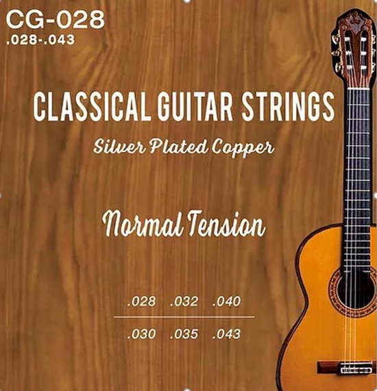 Blackhorn cg0.28 normal Set klassieke snaren