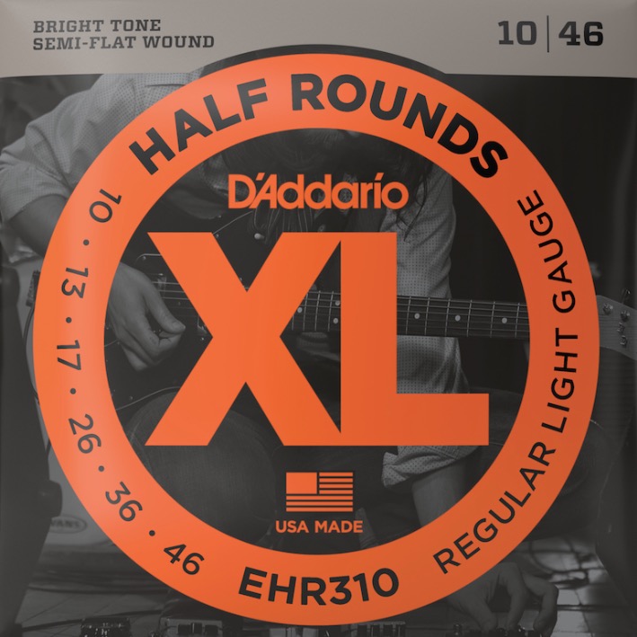 D'Addario ehr310 half geslepen 0.10 Set voor elektrische gitaar