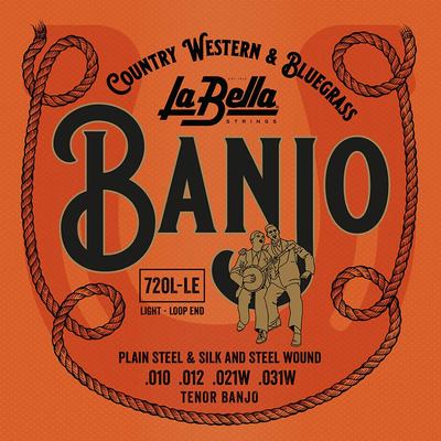 La Bella 720L tenor 4 str Set banjo (4) snaren