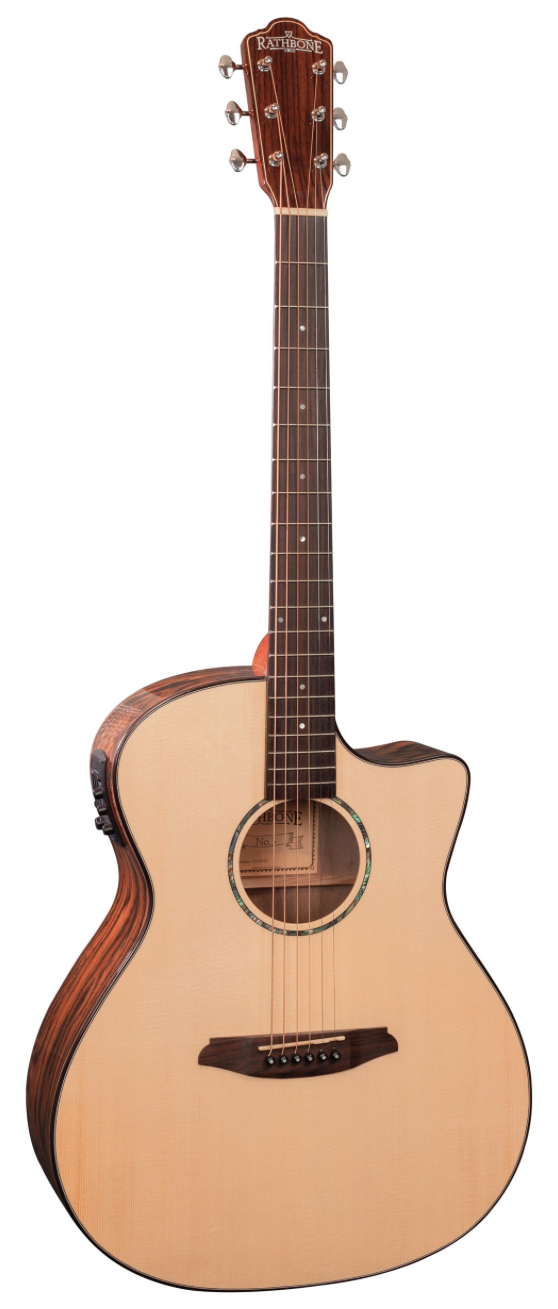 Rathbone r3sbce spruce/becote Western gitaar met element