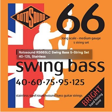 Rotosound rs665lc 40-125 Set 5 string bassnaren