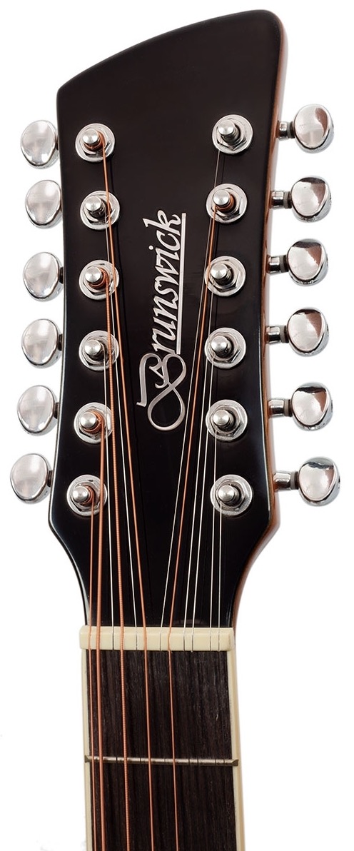 Brunswick btk5012m 12 snarige western gitaar met element