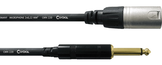 Cordial (Essentials) CCM7.5mp dlx jack male - xlr male