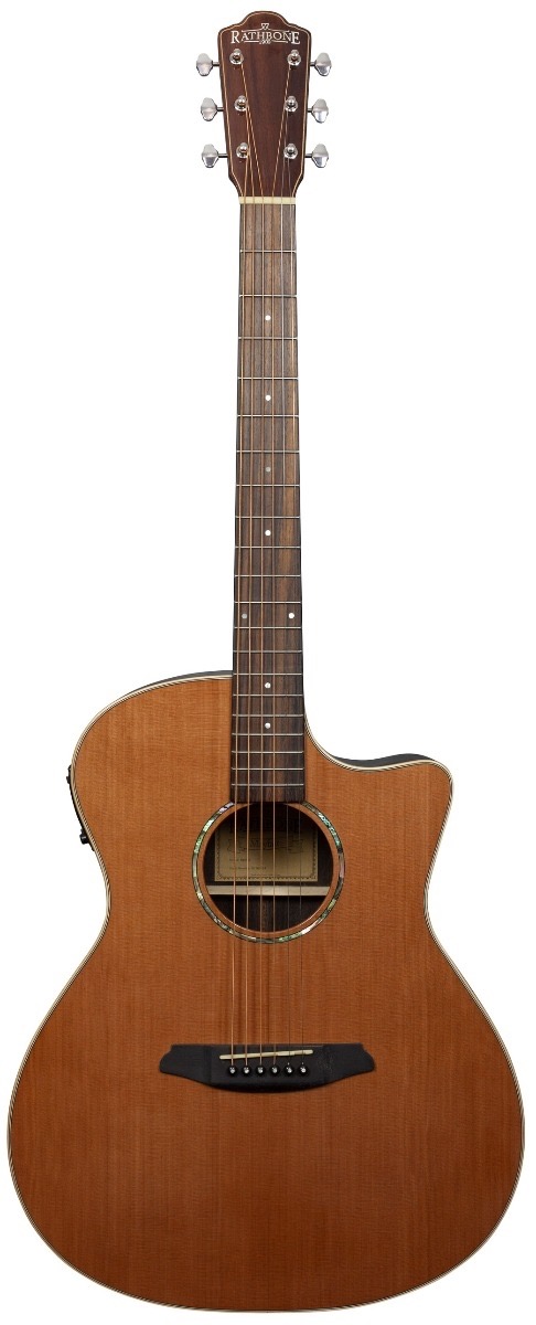 Rathbone no.3 cedar/ebony Western gitaar met element