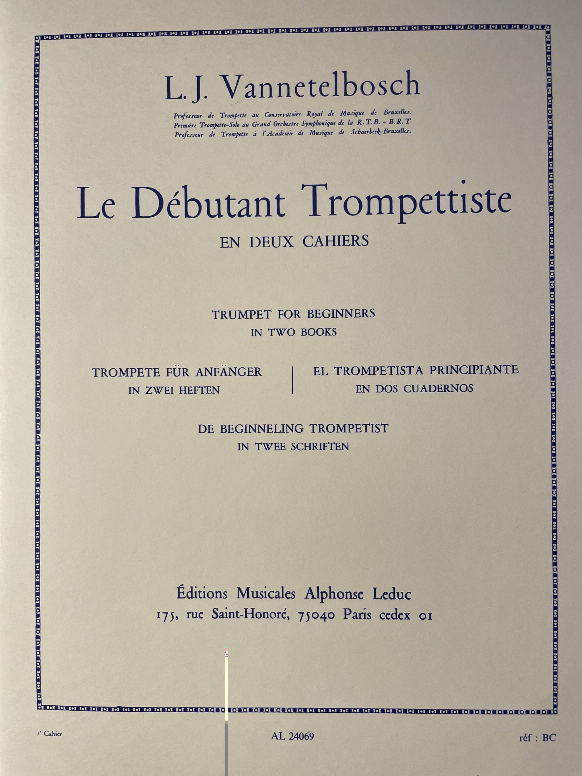 Le dèbutant trompettiste - L. J. Vannetelbosch - Deel 2