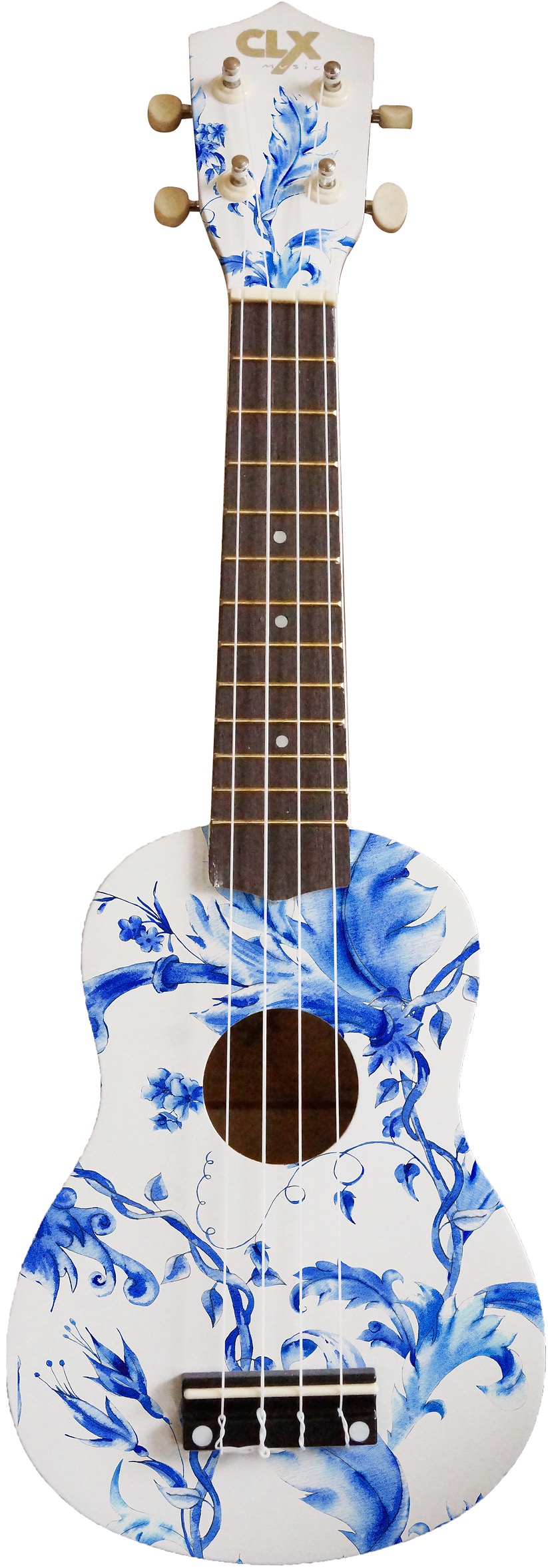 CLX Delfs Blauw Sopraan ukelele