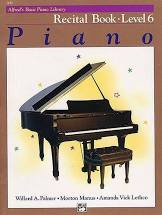 Piano libr. recital book - Alfred Basic - Deel 6