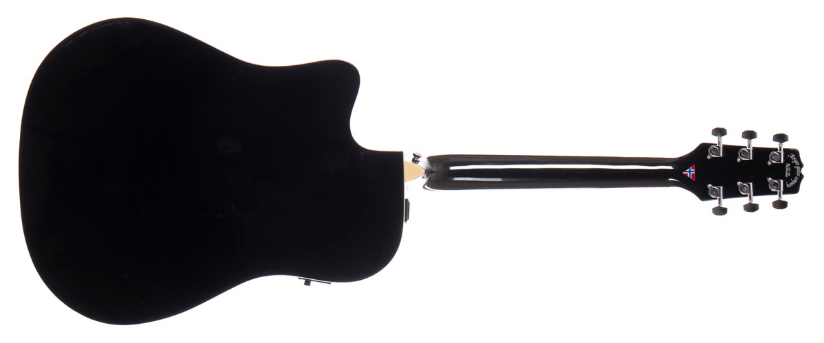Morgan W104ce blk dlx Western gitaar met element