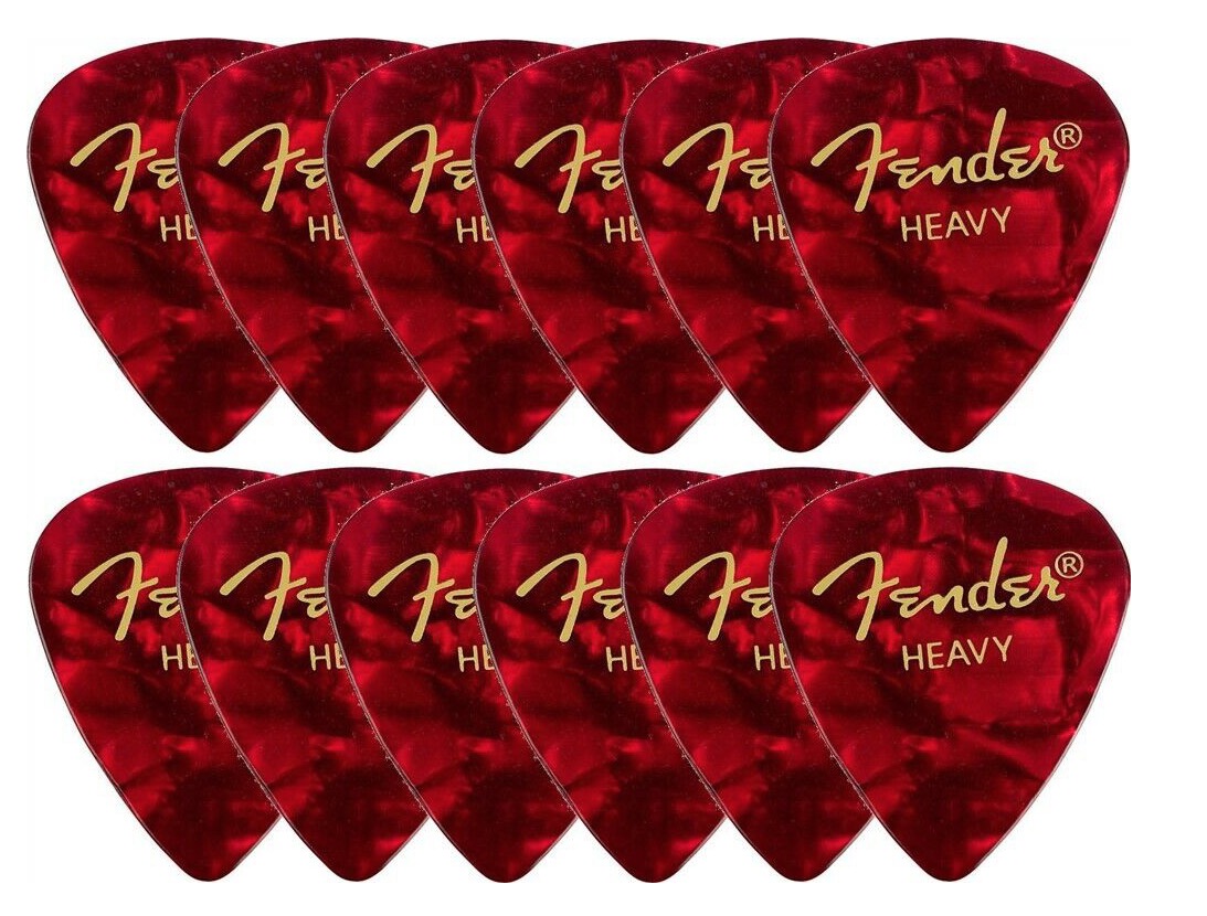 Fender 12-pack celluloid heavy heavy