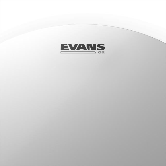 Evans 12" b12g2 coated 12" drumvel