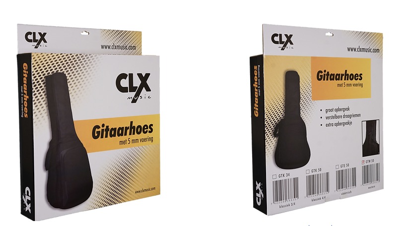CLX In Box electric deluxe 5mm Tas voor elektrische gitaar