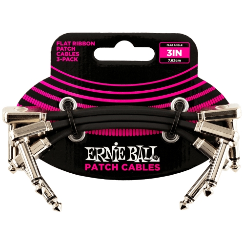Ernie Ball 3" (7,62cm) 3-pack 7.5cm Patch cord