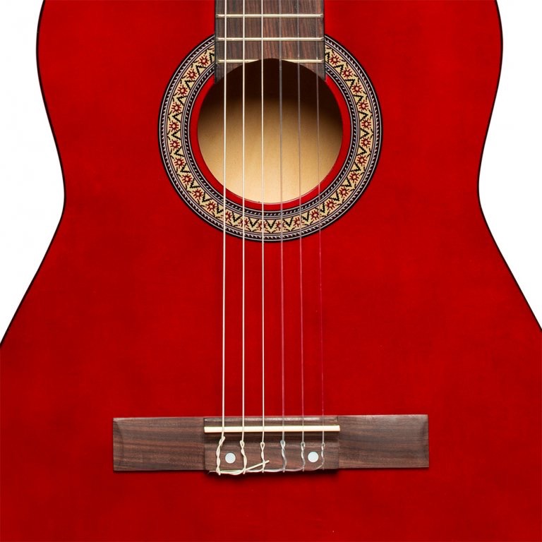 Stagg SCL50red Klassieke gitaar