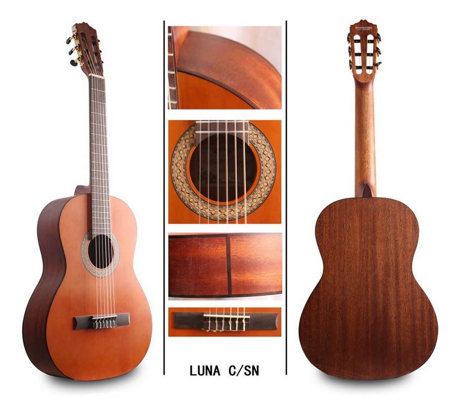 Salvador Cortez Luna C Signorita (solid cedar top) Klassieke gitaar