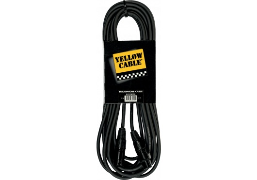 Yellow Cable 10x dlx Microfoonkabel 10m