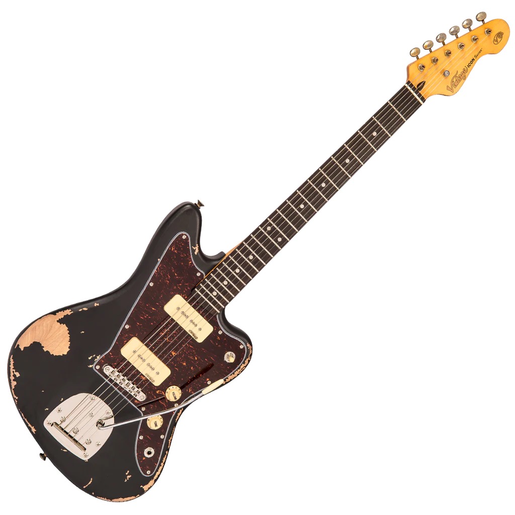 Vintage V65VMRBK Icon Vibrato Electrische gitaar