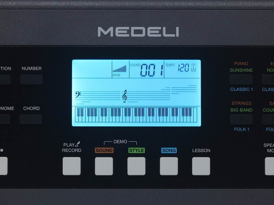 Medeli MK61 + adapter Keyboard 61 keys