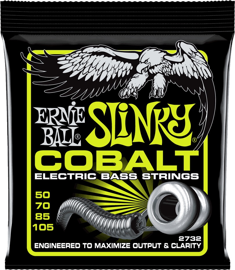 Ernie Ball 2732 slinky cobalt 50-105 Set 4 string bassnaren