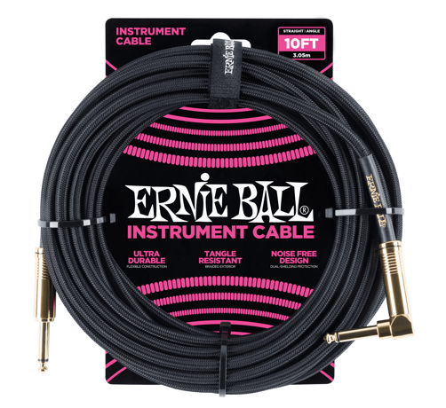 Ernie Ball EEB 6081 woven 3m gitaarkabel