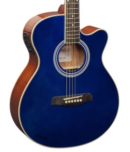 Brunswick btk50bl deluxe Western gitaar met element