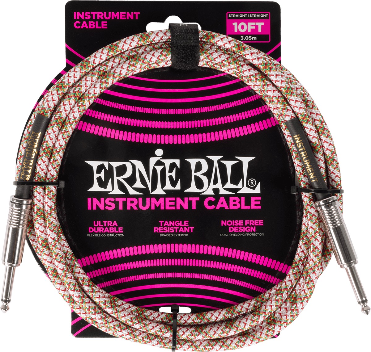 Ernie Ball EEB 6426 woven 3m gitaarkabel