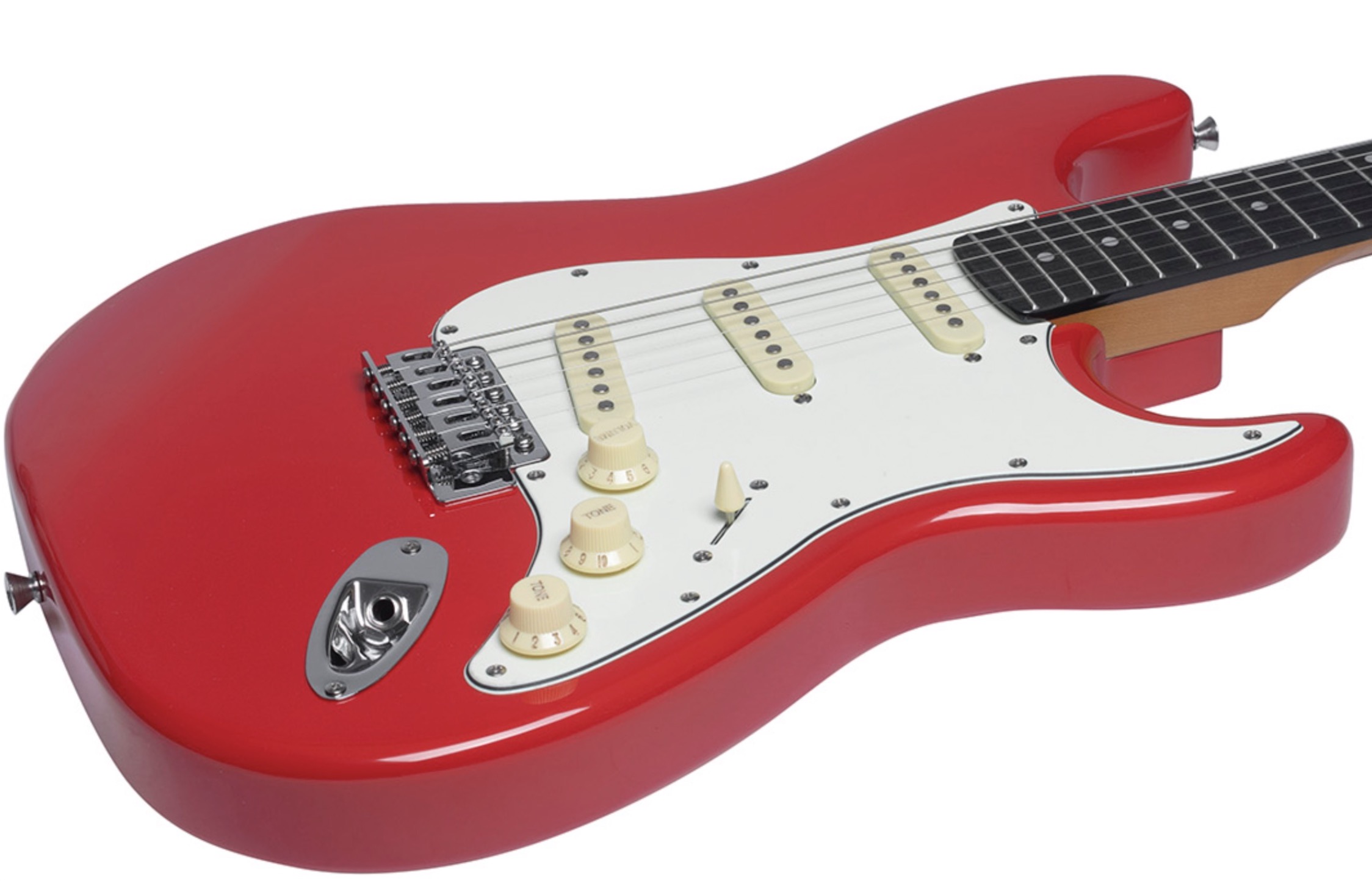 Eko ST300RED dlx Electrische gitaar