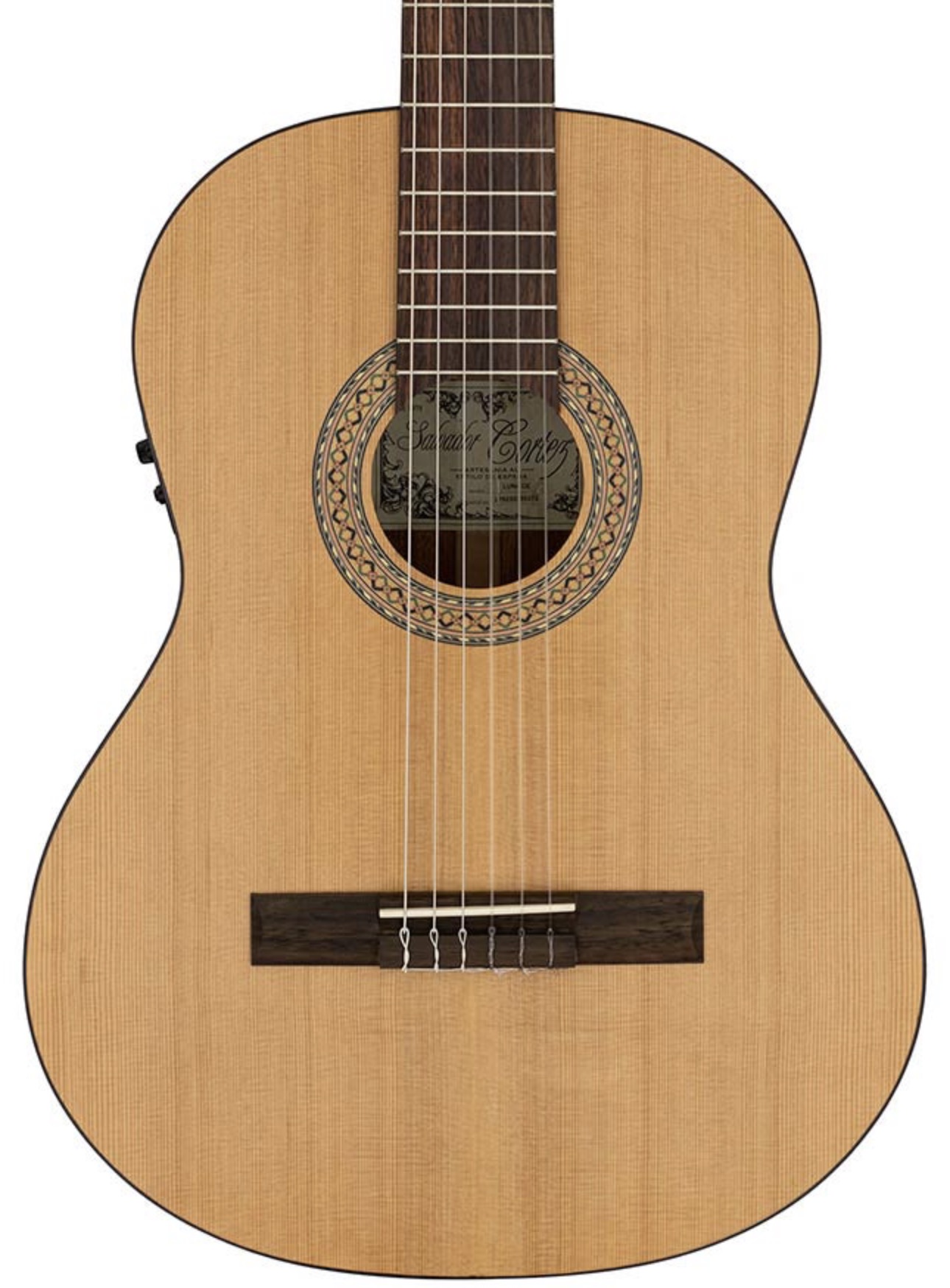 Salvador Cortez Luna CE Iberia solid cedar top Klassieke gitaar met element